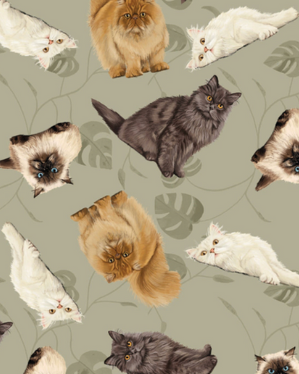 SCHLAFANZUG - LANGE HOSE PERSERKATZE