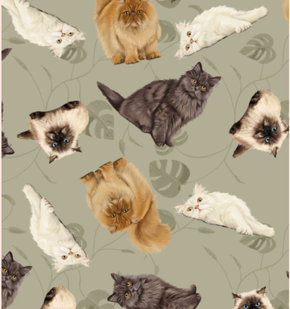 SCHLAFANZUG - LANGE HOSE PERSERKATZE