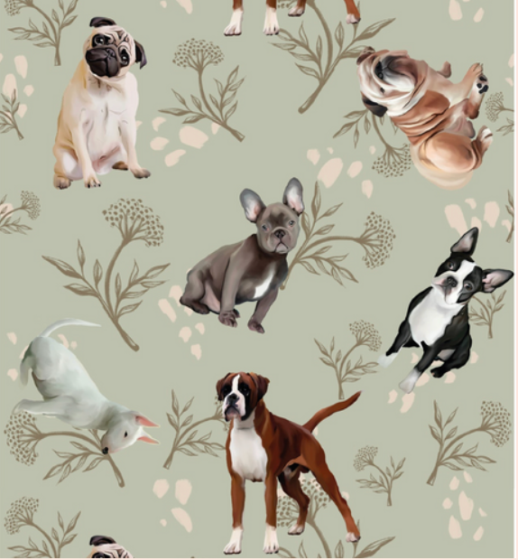 SCHLAFANZUG - LANGE HOSE BULLY GRÜN