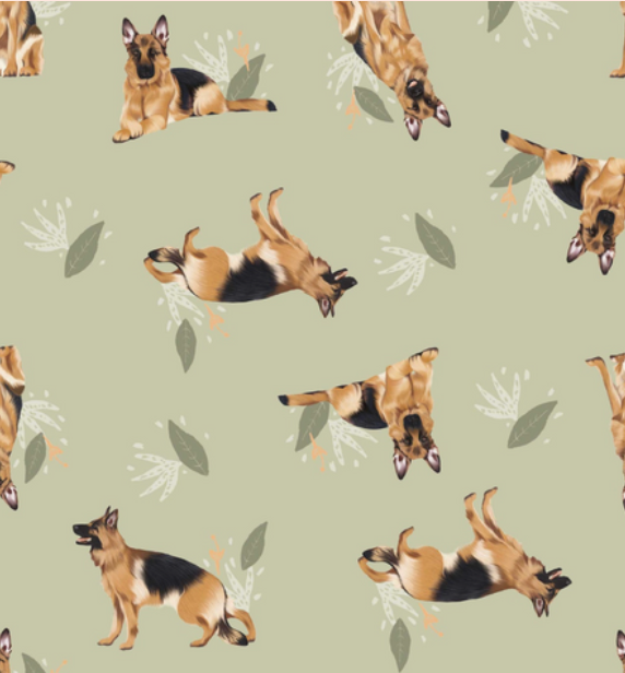 SCHLAFANZUG - LANGE HOSE DEUTSCHER SCHÄFERHUND