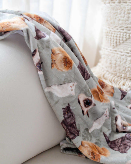 DECKE PERSERKATZEN GRÜN