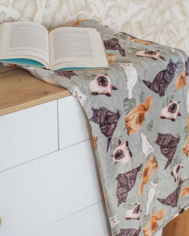 DECKE PERSERKATZEN GRÜN