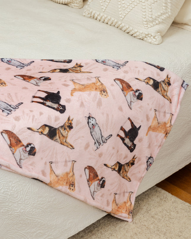 DECKE GROẞE RASSEN ROSA