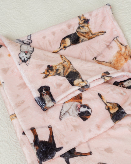 DECKE GROẞE RASSEN ROSA