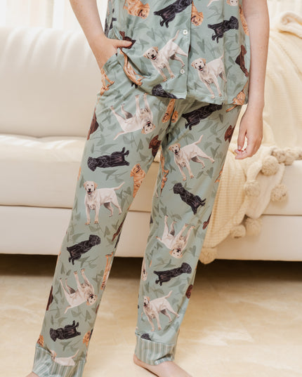 SCHLAFANZUG - LANGE HOSE LABRADOR