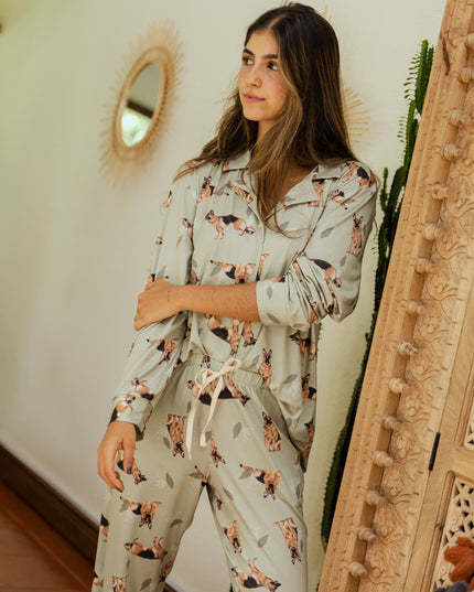 SCHLAFANZUG - LANGE HOSE DEUTSCHER SCHÄFERHUND