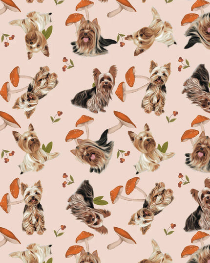 SCHLAFANZUG - KURZE HOSE YORKIE PILZE