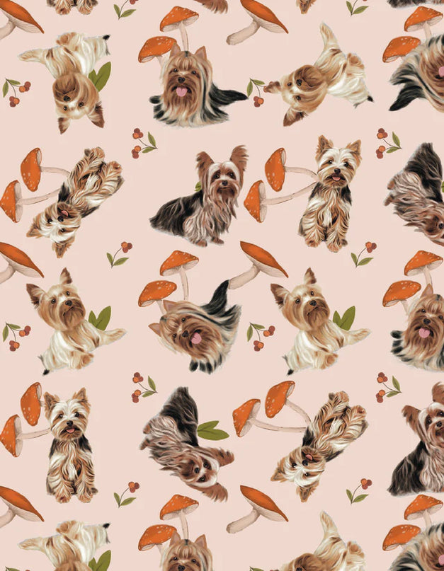 SCHLAFANZUG - KURZE HOSE YORKIE PILZE